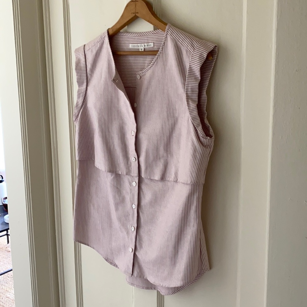 Veronica Beard sleeveless button down size 10